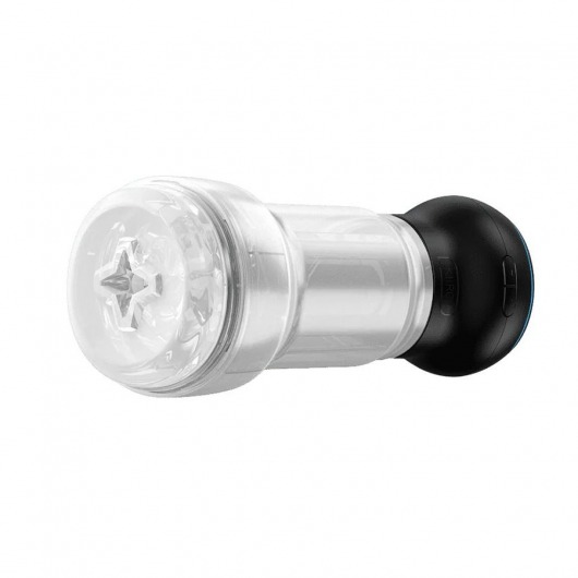 Набор PowerBlow   Feel Pocket Stroker Crystal: мастурбатор и интерактивная насадка - Kiiroo - в Ульяновске купить с доставкой