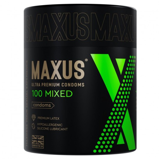 Презервативы MAXUS Mixed - 100 шт. - Maxus - купить с доставкой в Ульяновске