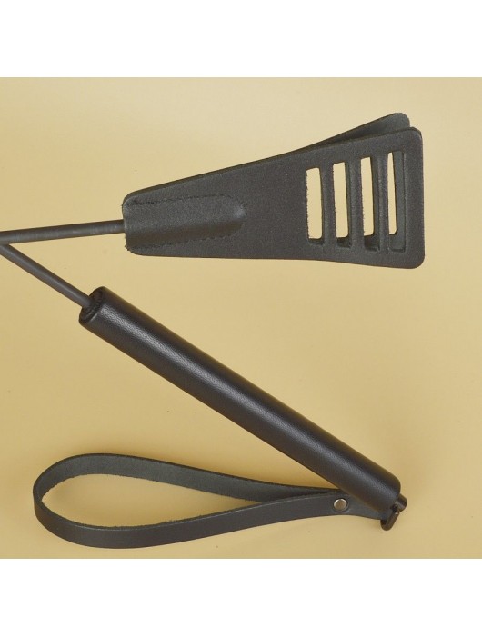 Черный кожаный стек «Сириус» - 60 см. - Sitabella - купить с доставкой в Ульяновске