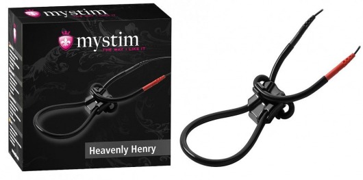 Эрекционное лассо для электростимуляции HEAVENLY HENRY - MyStim - купить с доставкой в Ульяновске