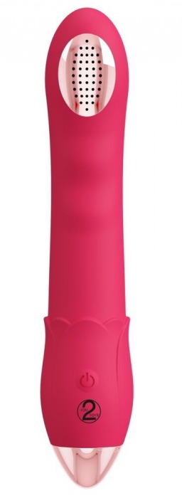 Малиновая насадка на душ с вибрацией Showers to orgasm - 20,1 см. - Orion - купить с доставкой в Ульяновске