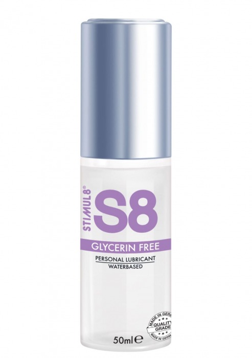 Лубрикант на водной основе S8 Glycerin Free без глицерина - 50 мл. - Stimul8 - купить с доставкой в Ульяновске