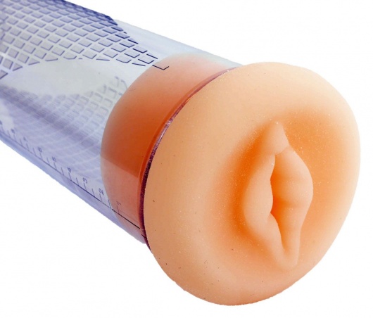 Телесный уплотнитель для вакуумной помпы в виде вагины - Boys of Toys - в Ульяновске купить с доставкой