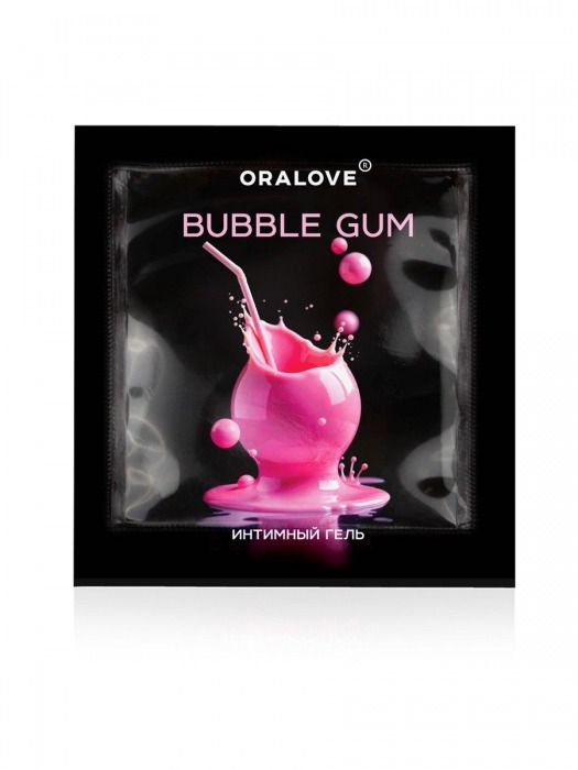 Саше съедобной оральной смазки OraLove с ароматом бабл-гам - 3 гр. - Биоритм - купить с доставкой в Ульяновске
