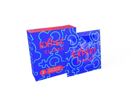 Классические презервативы Expert Classic - 3 шт. - Expert - купить с доставкой в Ульяновске
