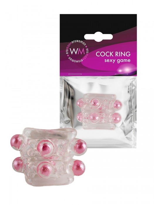 Прозрачная насадка на пенис с цветными шариками - Erowoman-Eroman - в Ульяновске купить с доставкой