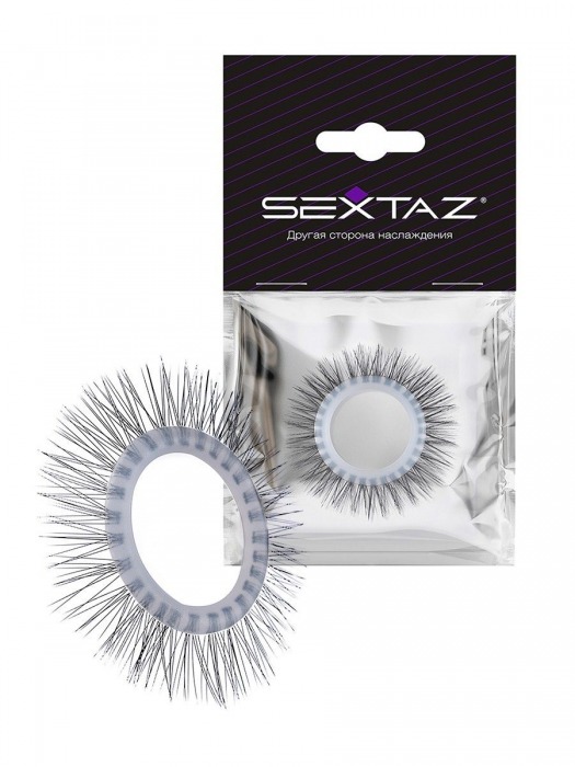 Круглое эрекционное кольцо с «ресничками» - Sextaz - в Ульяновске купить с доставкой