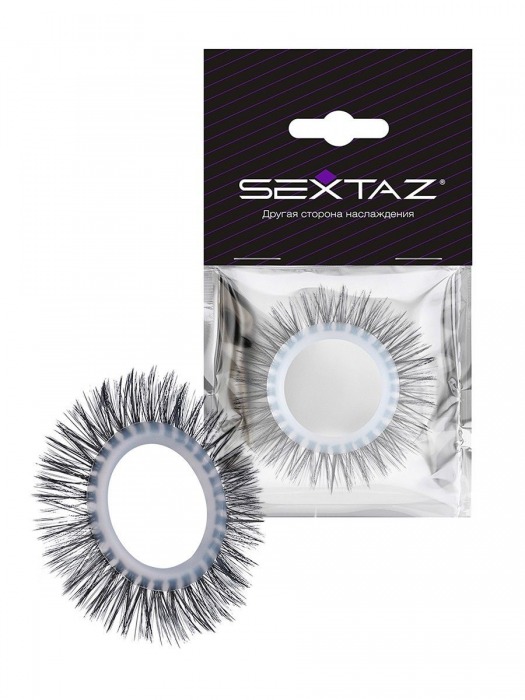Круглое эрекционное кольцо с длинными «ресничками» - Sextaz - в Ульяновске купить с доставкой