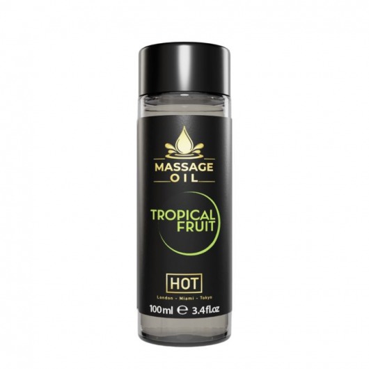 Массажное масло c ароматом тропических фруктов Massage Oil - 100 мл. - HOT - купить с доставкой в Ульяновске