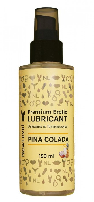 Ароматизированный лубрикант на водной основе NewLevel Pina Colada - 150 мл. - NewLevel - купить с доставкой в Ульяновске