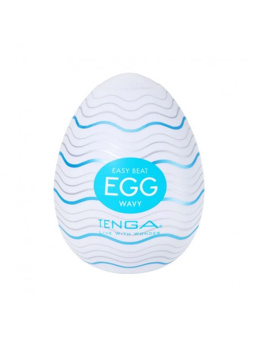 Мастурбатор-яйцо Tenga Egg Wavy - Tenga - в Ульяновске купить с доставкой