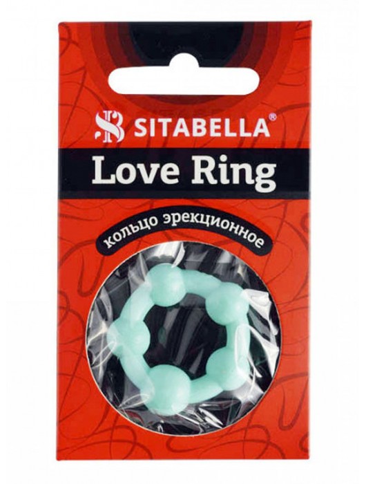 Цветное эрекционное кольцо с 5 бусинами Love Ring - Sitabella - в Ульяновске купить с доставкой
