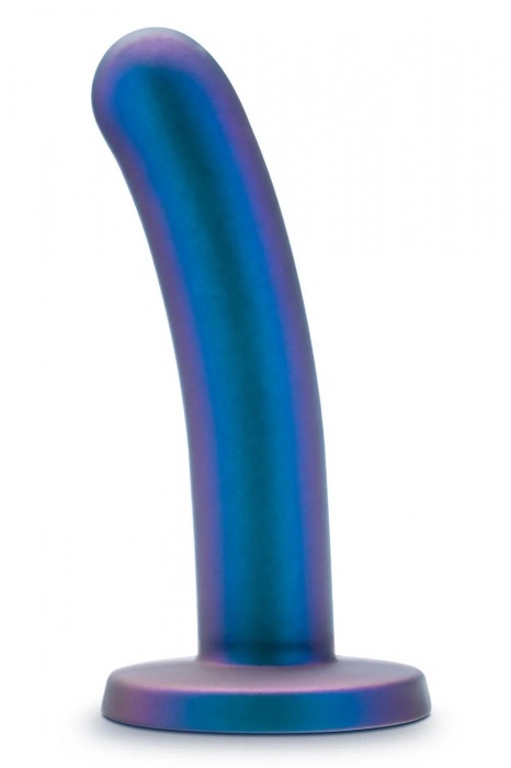Синяя насадка с гладкой поверхностью Surrender 5.75 Inch Intermediate Pegging Dildo - 14,6 см. - Blush Novelties - купить с доставкой в Ульяновске