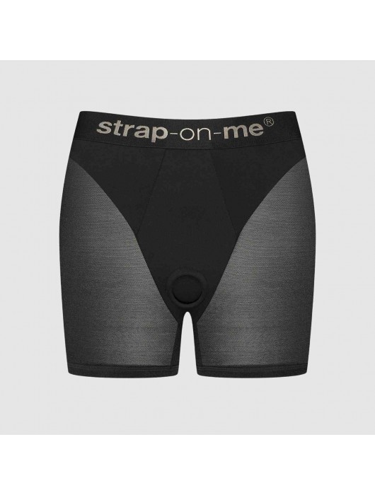 Трусики-шорты для фиксации насадок Strap-on-me Harness Lingerie Halo - size S - Strap-on-me - купить с доставкой в Ульяновске