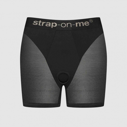 Трусики-шорты для фиксации насадок Strap-on-me Harness Lingerie Halo - size L - Strap-on-me - купить с доставкой в Ульяновске