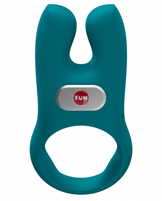 Зеленое эрекционное виброкольцо Nos - Fun Factory - в Ульяновске купить с доставкой