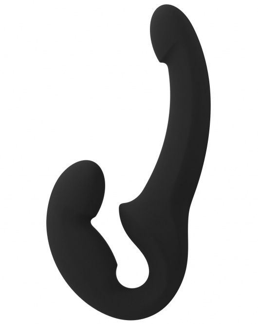 Черный безремневой страпон Share Lite - Fun Factory - купить с доставкой в Ульяновске