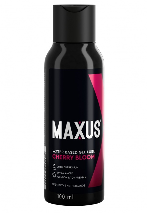Лубрикант на водной основе MAXUS Cherry Bloom - 100 мл. - Maxus - купить с доставкой в Ульяновске