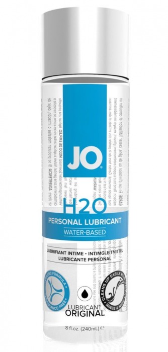 Нейтральный лубрикант на водной основе JO Personal Lubricant H2O - 240 мл. - System JO - купить с доставкой в Ульяновске