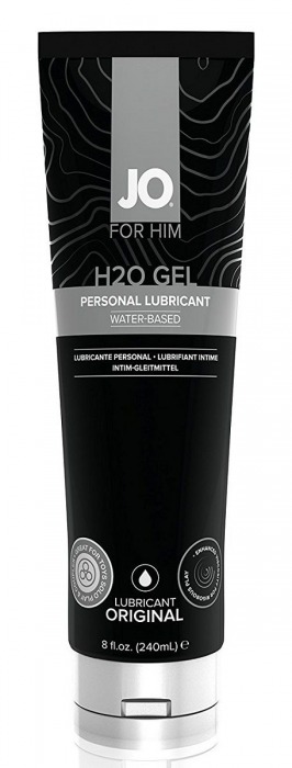 Лубрикант-гель для мужчин JO H2O GEL ORIGINAL - 240 мл. - System JO - купить с доставкой в Ульяновске