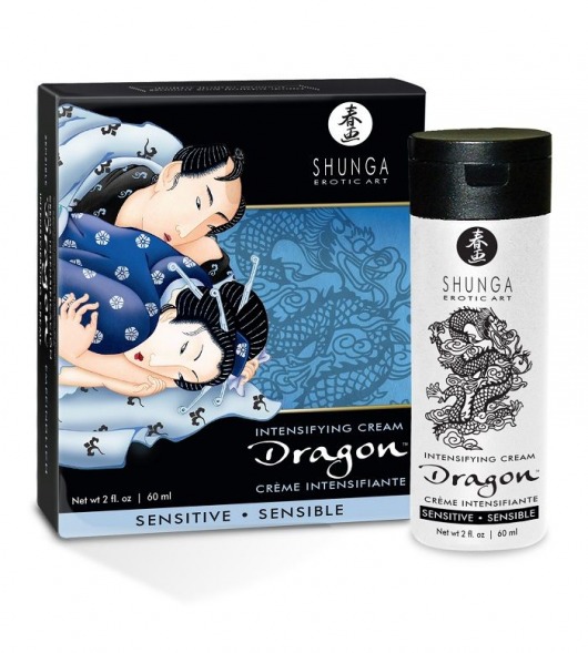 Интимный мужской крем SHUNGA DRAGON SENSITIVE - 60 мл. - Shunga - купить с доставкой в Ульяновске