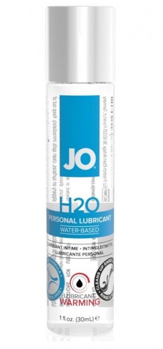 Возбуждающий лубрикант на водной основе JO Personal Lubricant H2O Warming - 30 мл. - System JO - купить с доставкой в Ульяновске