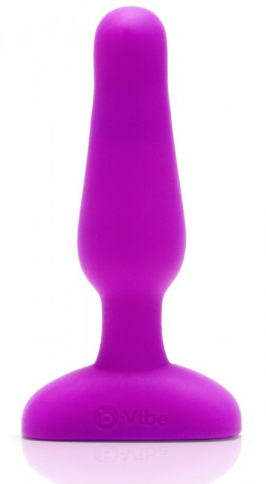 Анальная вибропробка NOVICE REMOTE CONTROL PLUG FUCHSIA - 10,2 см. - b-Vibe