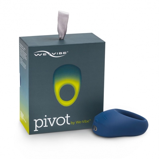Синее эрекционное виброкольцо We-vibe Pivot - We-vibe - в Ульяновске купить с доставкой