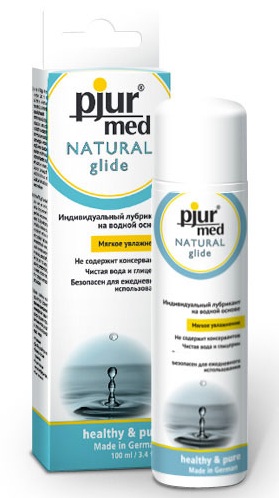 Нейтральный лубрикант на водной основе pjur MED Natural glide - 100 мл. - Pjur - купить с доставкой в Ульяновске