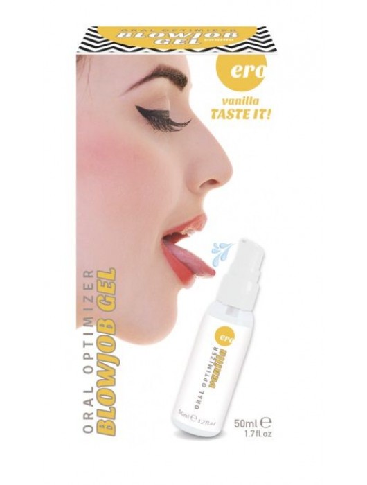 Увлажняющий гель для орального секса с ароматом ванили - 50 мл. - Ero - купить с доставкой в Ульяновске
