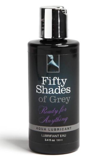 Лубрикант на водной основе Ready for Anything Aqua Lubricant - 100 мл. - Fifty Shades of Grey - купить с доставкой в Ульяновске