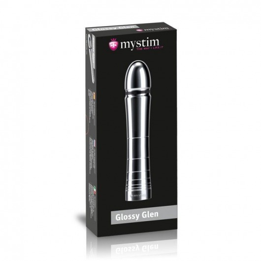 Фаллоимитатор для электростимуляции Glossy Glen Dildo - 14 см. - MyStim - купить с доставкой в Ульяновске