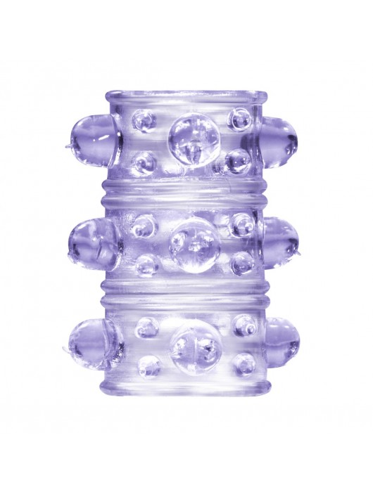 Фиолетовая насадка на пенис Rings Armour - Lola Games - в Ульяновске купить с доставкой