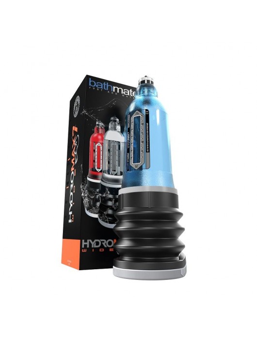 Синяя гидропомпа HydroMAX7 Wide Boy - Bathmate - в Ульяновске купить с доставкой