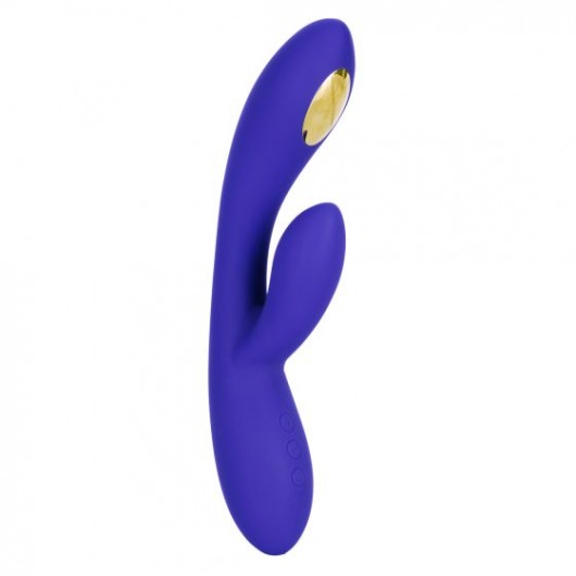 Фиолетовый вибратор с функцией электростимуляции Intimate E-Stimulator Dual Wand - 21,5 см. - California Exotic Novelties - купить с доставкой в Ульяновске