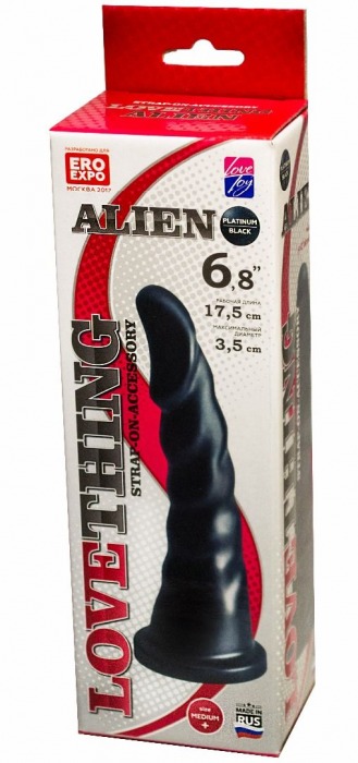 Насадка для трусиков харнесс Alien - 17,5 см. - LOVETOY (А-Полимер) - купить с доставкой в Ульяновске