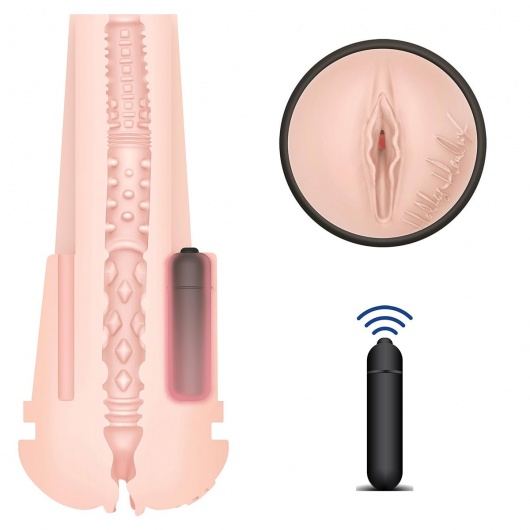 Мастурбатор-вагина PORNSTAR Holly Hendrix с вибрацией - Pornstar Pussy - в Ульяновске купить с доставкой