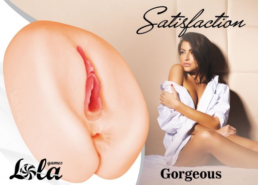 Мастурбатор с 2 тоннелями Satisfaction Gorgeous - Lola Games - в Ульяновске купить с доставкой