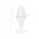 Белая акриловая анальная втулка - 9,5 см. - Toyfa Basic в Ульяновске Белая акриловая анальная втулка - 9,5 см. - Toyfa Basic