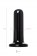 Черный стеклянный мини-вибратор - 10 см. - Sexus