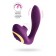 Фиолетовый вибромассажер с двойной стимуляцией Mave - ToyFa