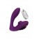 Фиолетовый вибромассажер с двойной стимуляцией Mave - ToyFa