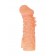 Телесная закрытая насадка с шершавой головкой Cock Sleeve Size S - 13,8 см. - KOKOS - в Ульяновске купить с доставкой