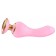 Розовый вибростимулятор SANYA - 18,5 см. - Shunga купить в Ульяновске с доставкой в Orgasmix.ru Розовый вибростимулятор SANYA - 18,5 см. - Shunga