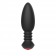 Черная анальная вибропробка Anal Vibrator с пультом ДУ - 13,5 см. - I-MOON