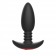 Черная анальная вибропробка Anal Vibrator с пультом ДУ - 13,5 см. - I-MOON