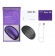 Фиолетовый вибромассажер для пар We-Vibe Sync Go - We-vibe