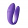 Фиолетовый вибромассажер для пар We-Vibe Sync Go - We-vibe