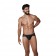 Черные трусы-джоки с ажурными вставками Urge Jockstrap - Clever Masculine Underwear купить с доставкой