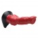 Красный фантазийный фаллоимитатор Hell-Hound Canine Penis Silicone Dildo - 19 см. - XR Brands